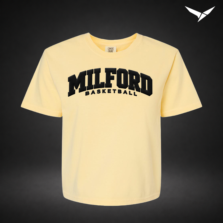 Elevated womens-tee — butter — Front