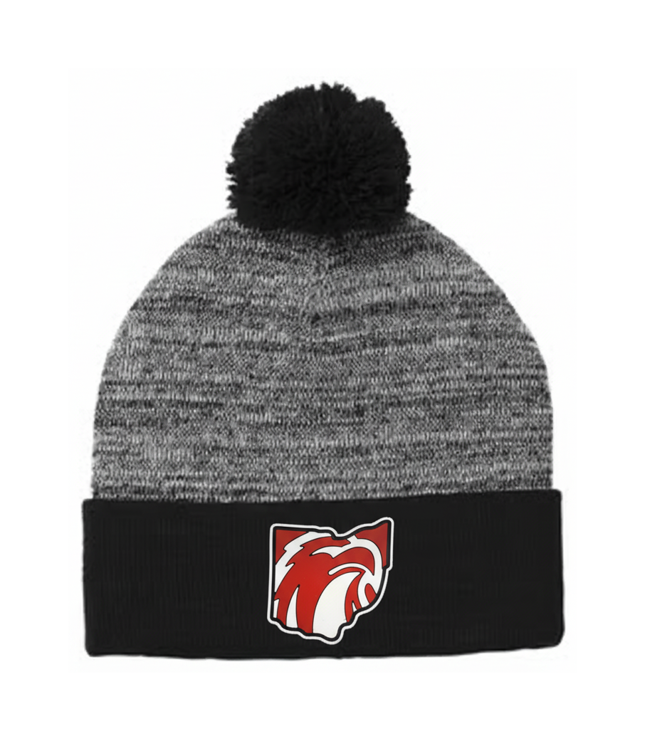 Milford Ohio Beanie Hat - Grey/Black