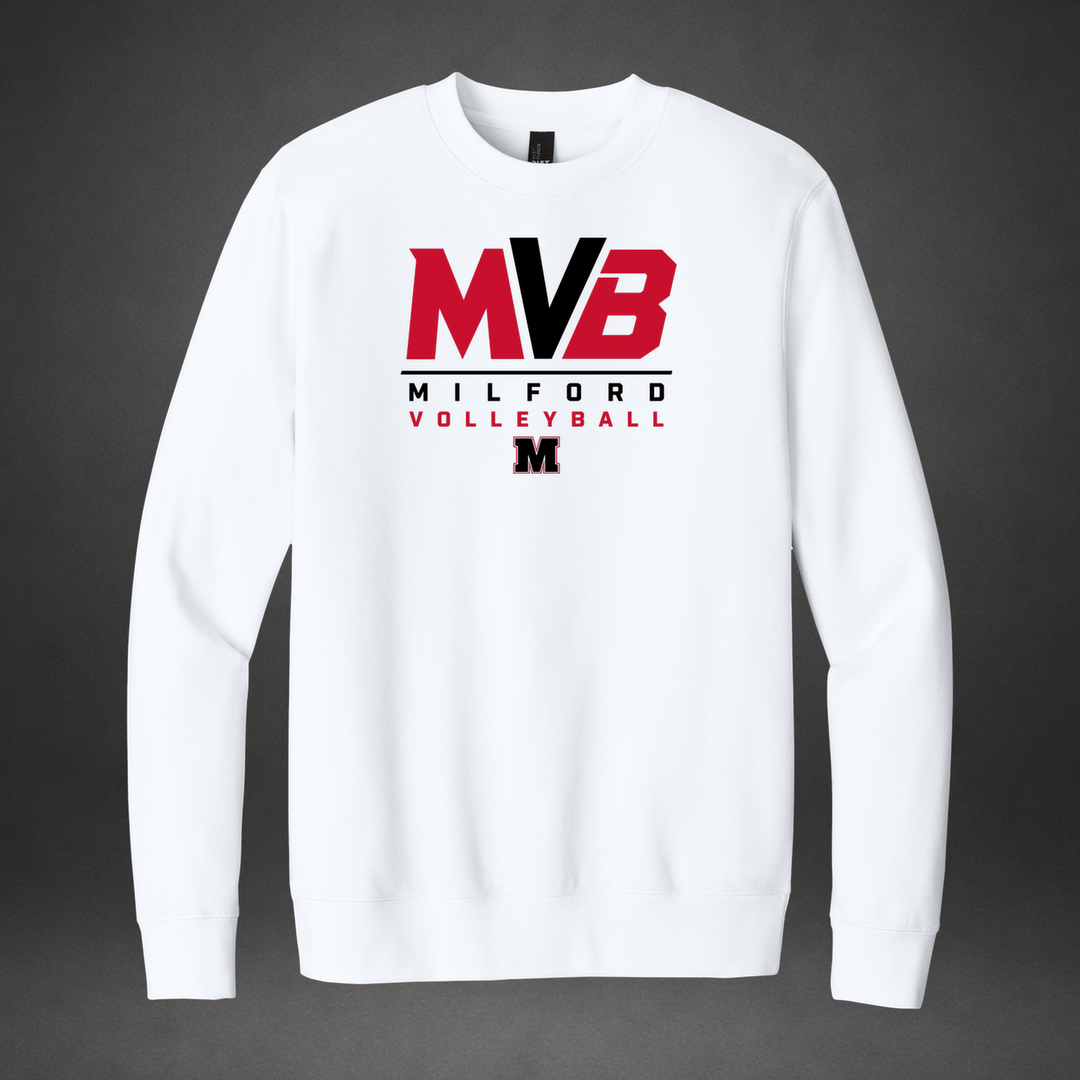 Flight crewneck — white