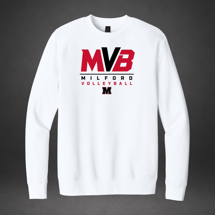 Flight crewneck — white