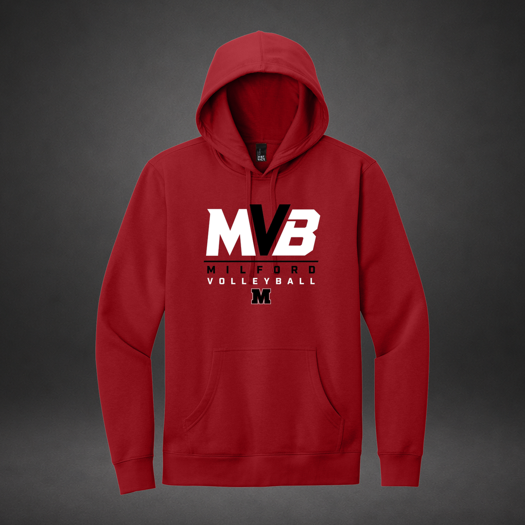 Flight hoodie — red