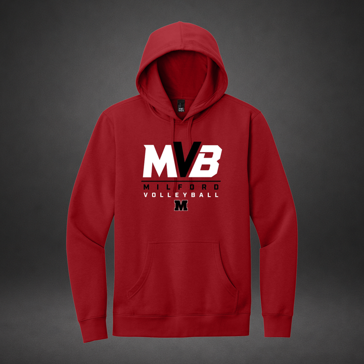 Flight hoodie — red
