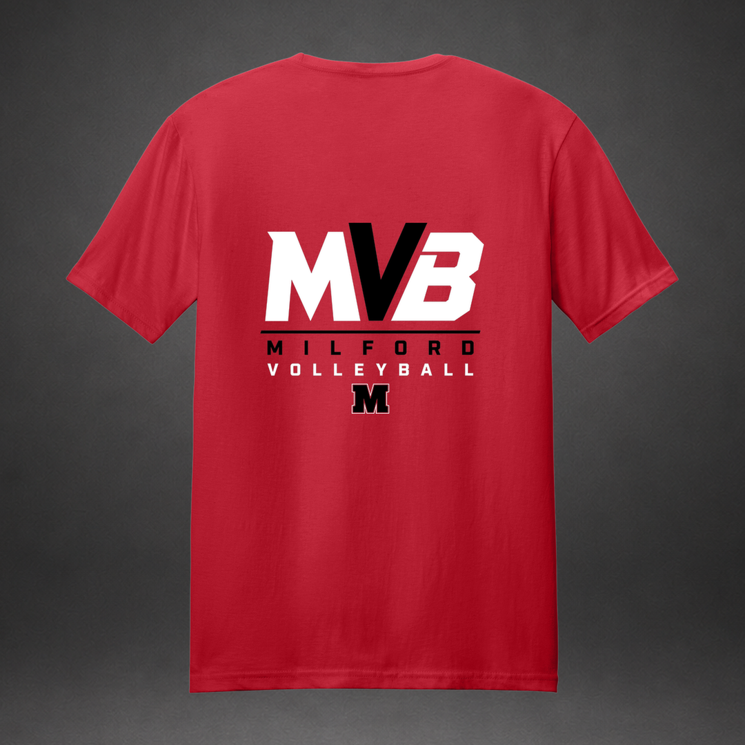 Flight tee — red