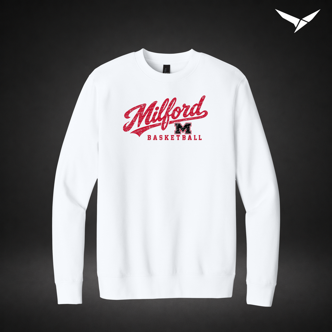Hardwood crewneck — white — Front
