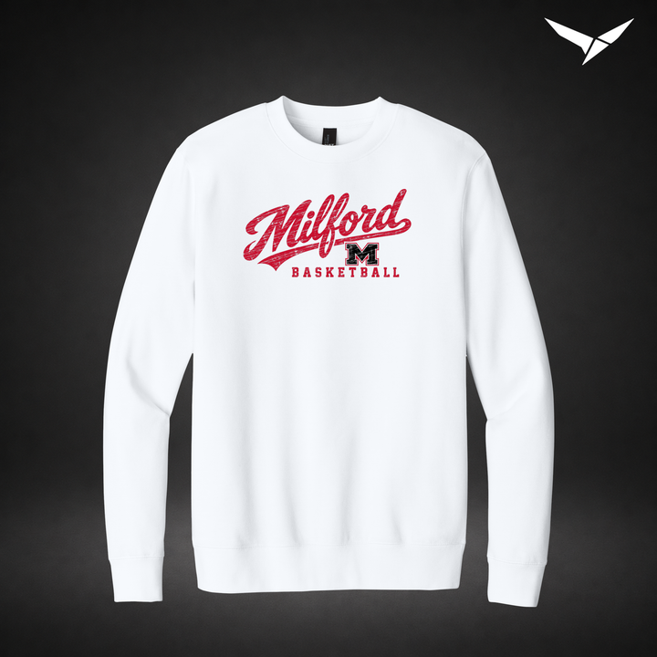 Hardwood crewneck — white — Front
