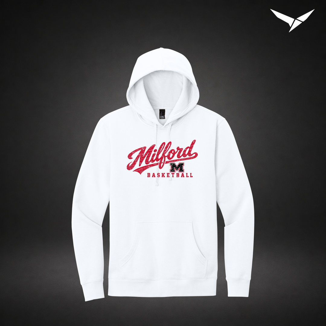 Hardwood hoodie — white — Front