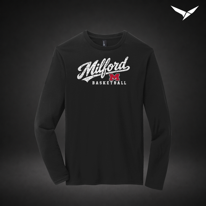 Hardwood longsleeve — black — Front