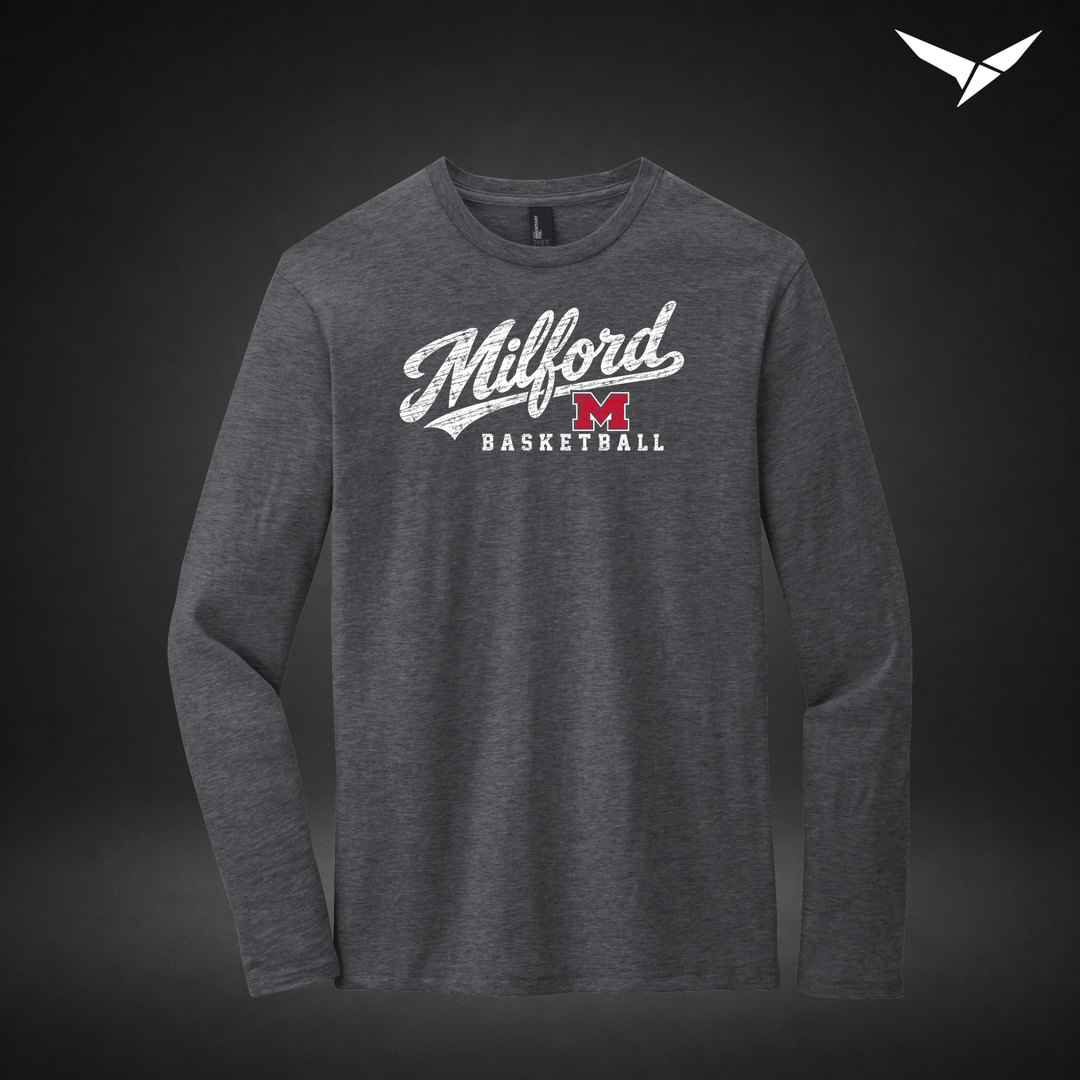 Hardwood longsleeve — grey — Front