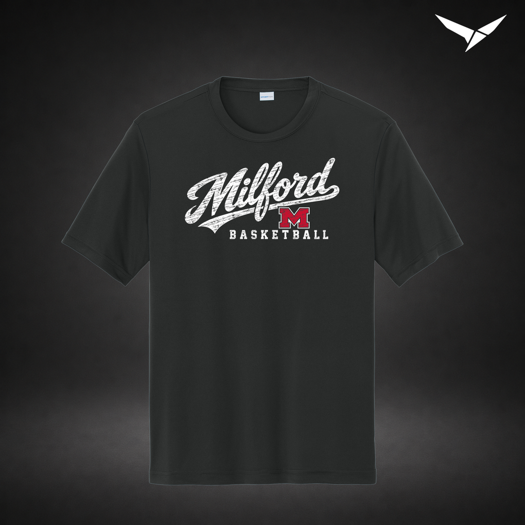Hardwood performance-tee — black — Front