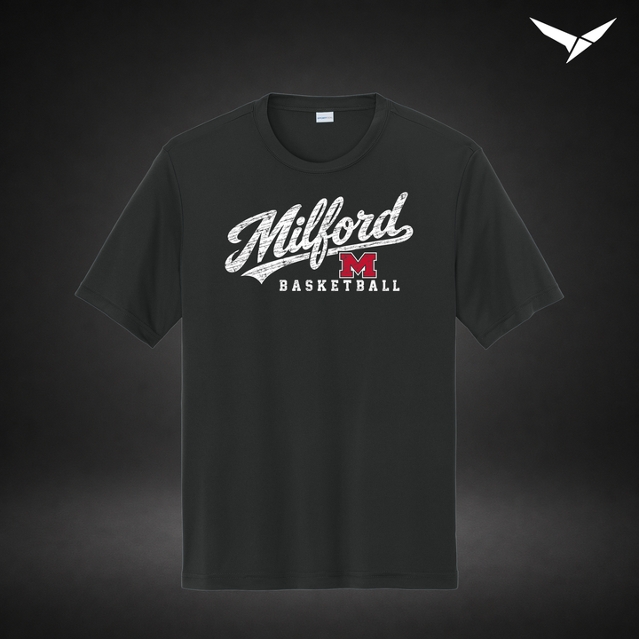 Hardwood performance-tee — black — Front