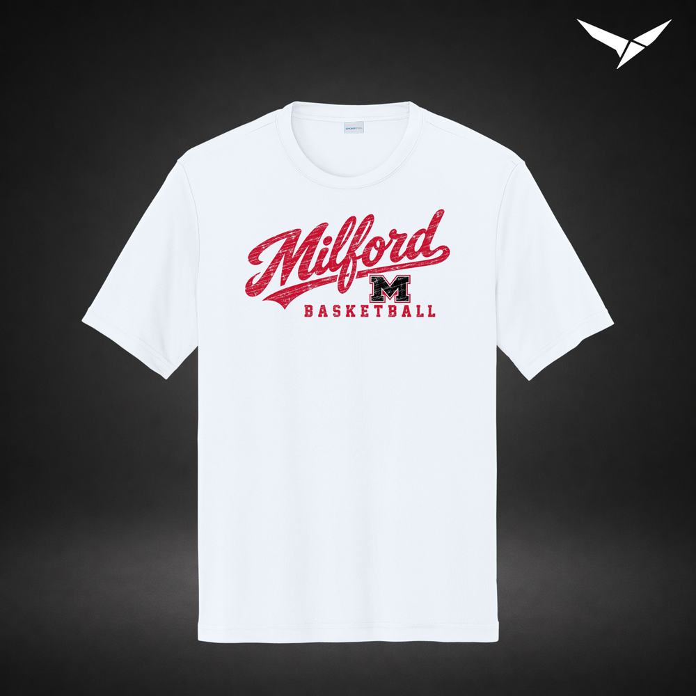 Hardwood performance-tee — white — Front