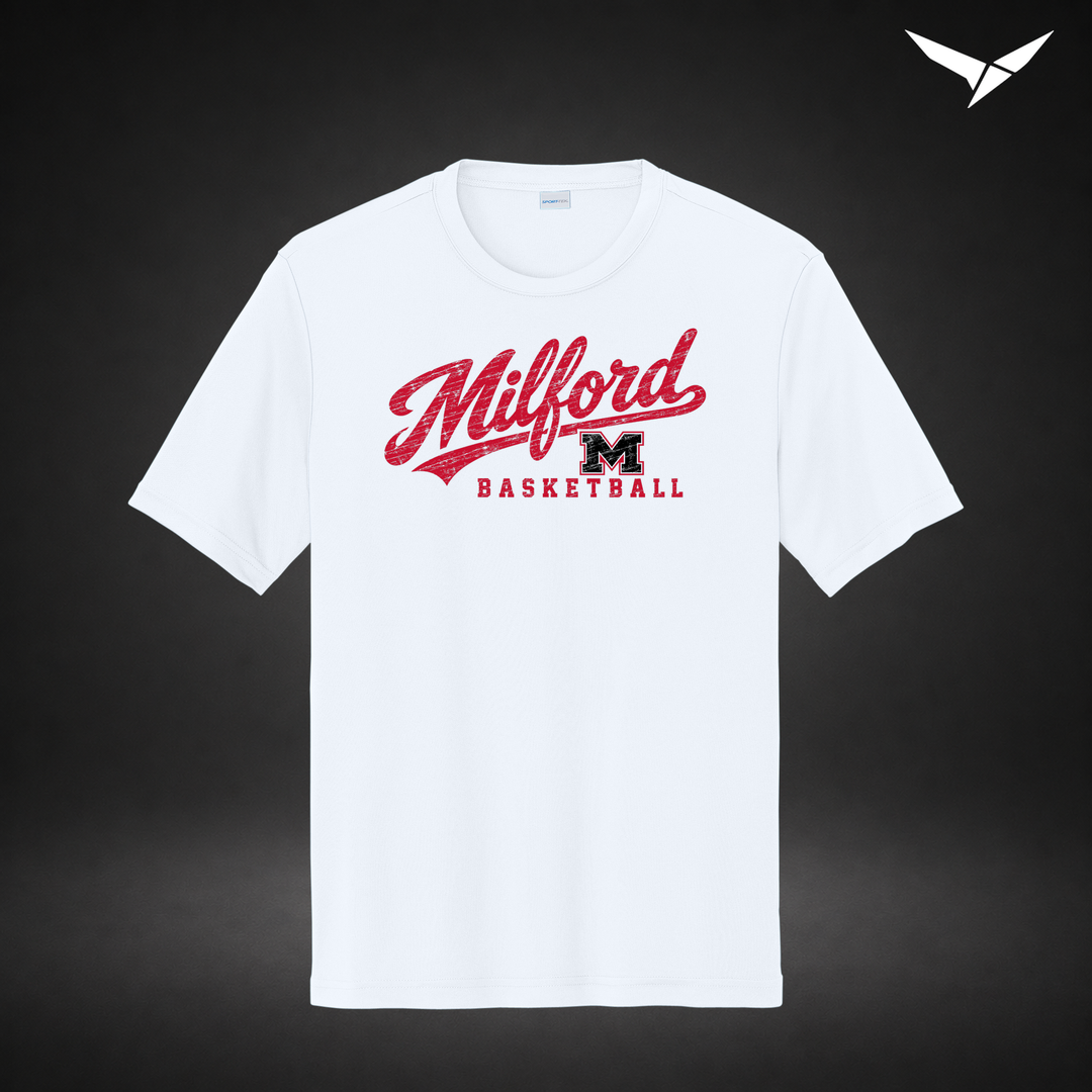 Hardwood performance-tee — white — Front