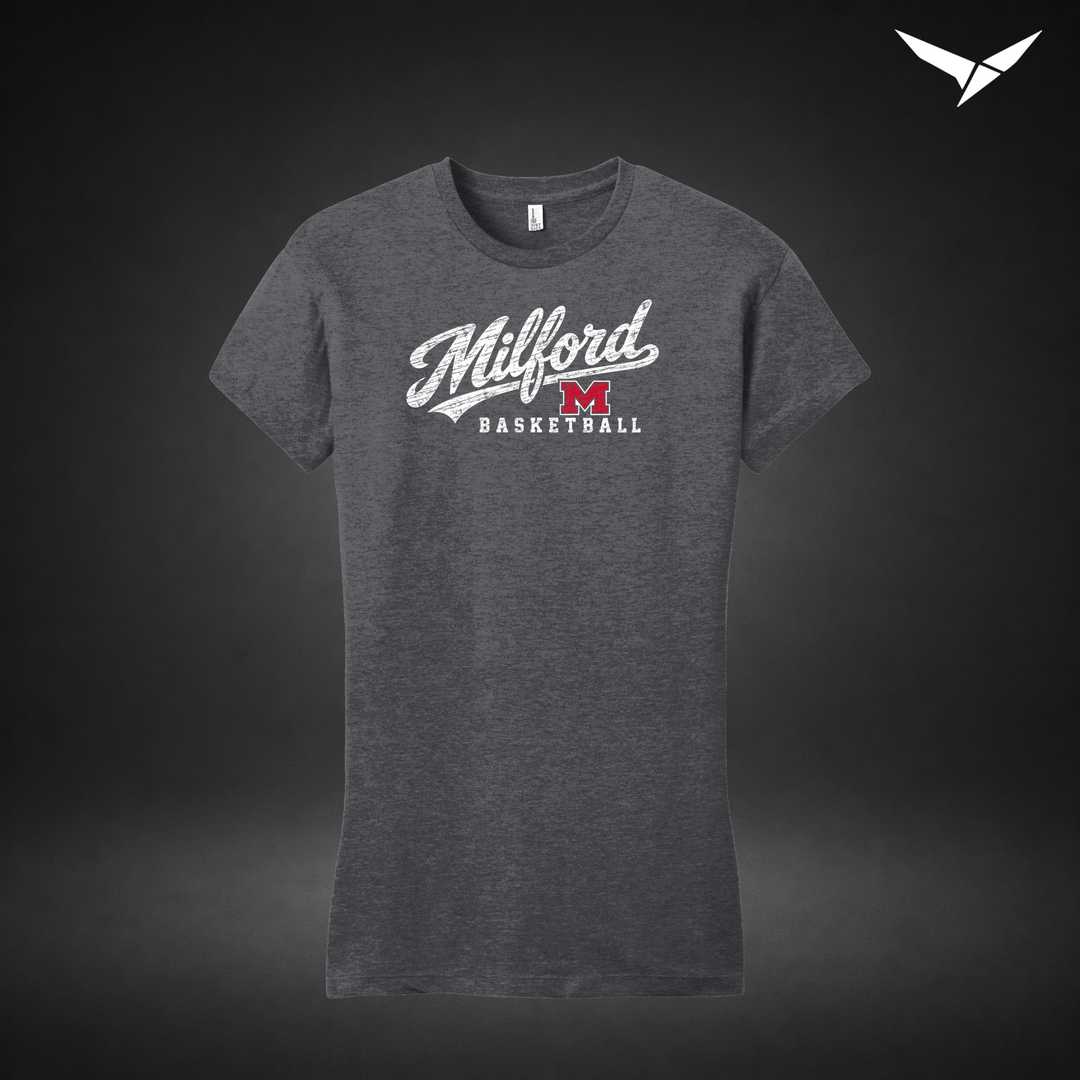 Hardwood womens-tee — grey — Front