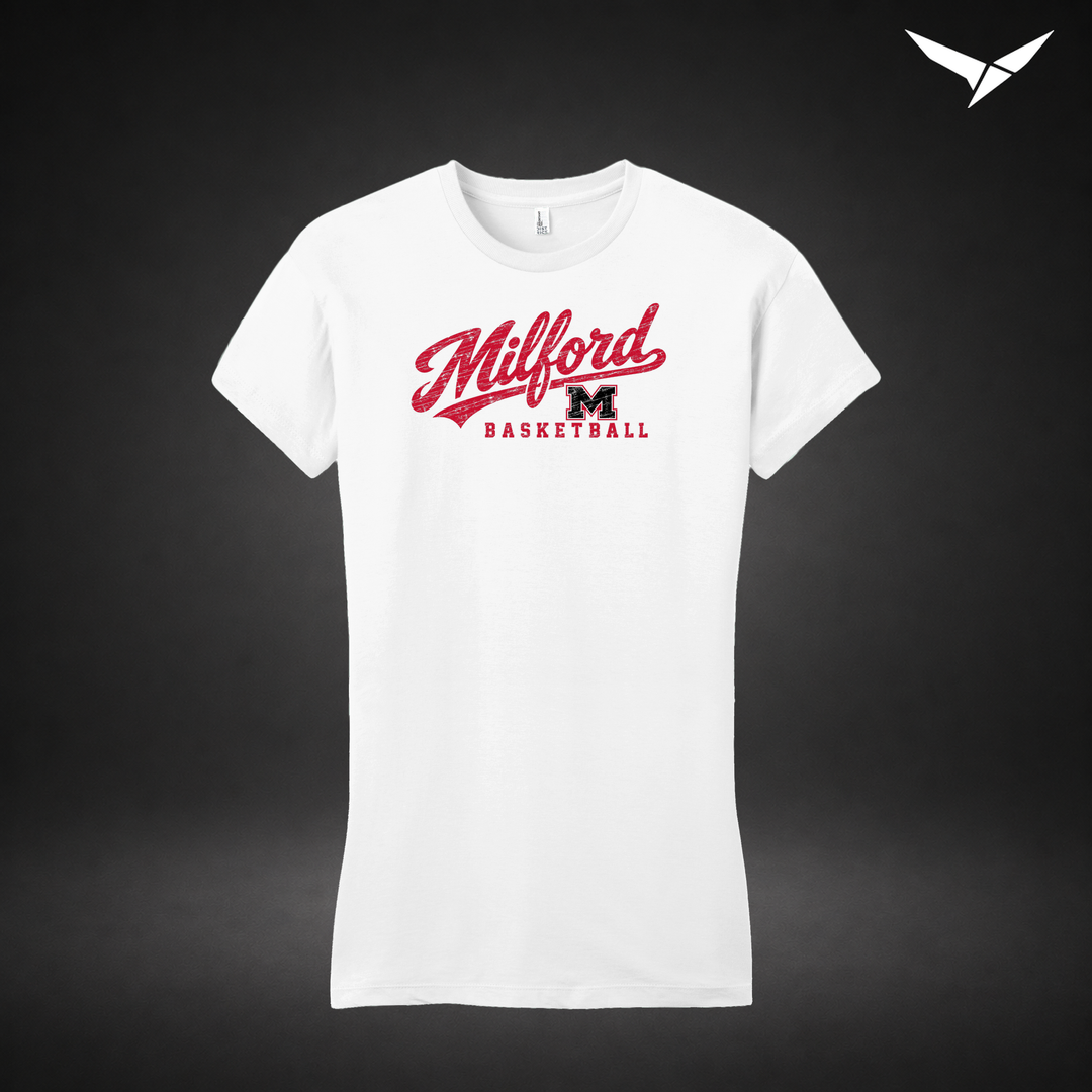 Hardwood womens-tee — white — Front