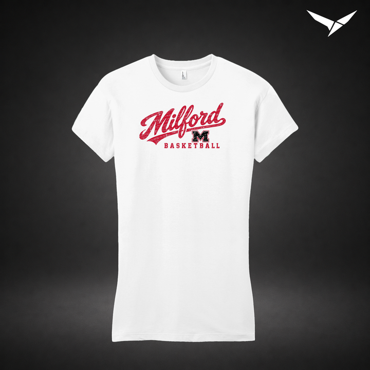 Hardwood womens-tee — white — Front