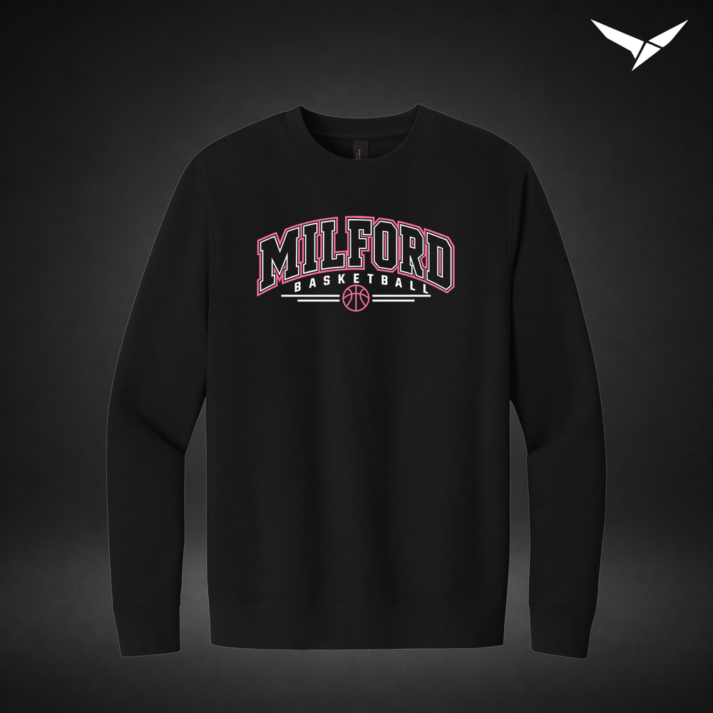 Her Game crewneck — black — Front