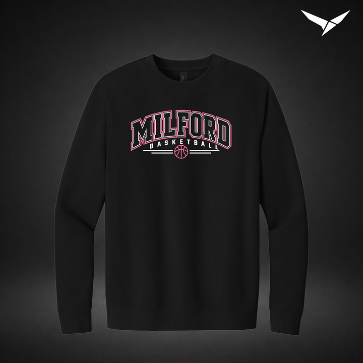 Her Game crewneck — black — Front