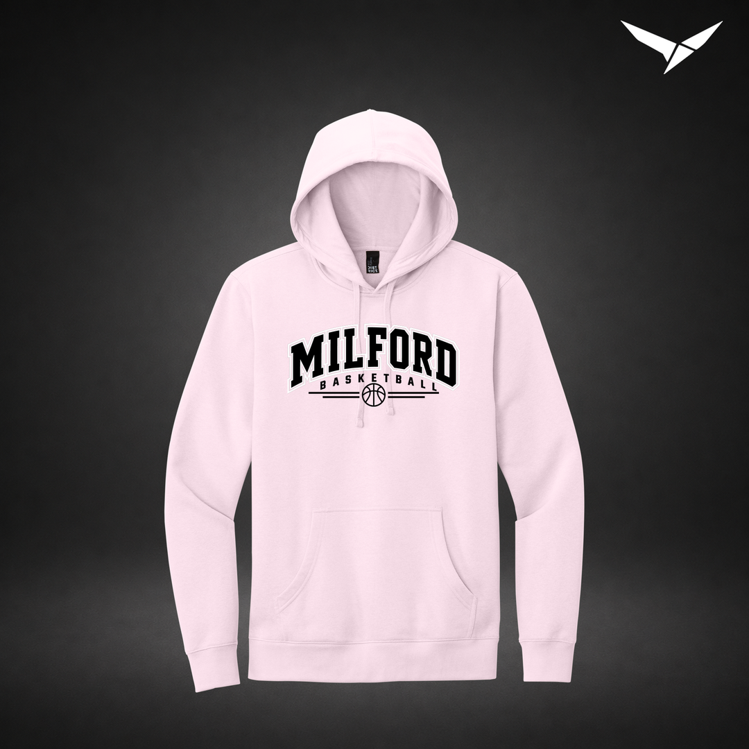 Her Game hoodie — carnation pink — Front
