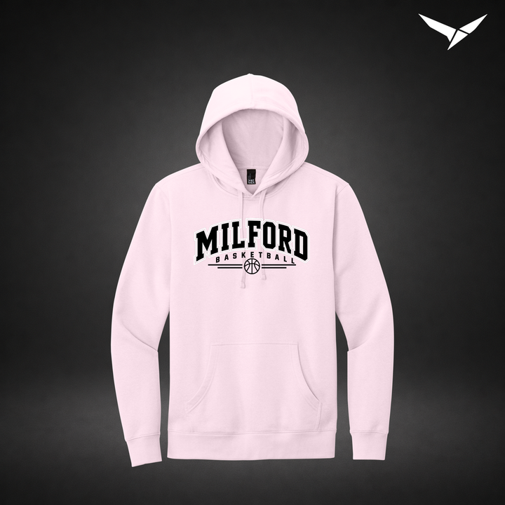 Her Game hoodie — carnation pink — Front