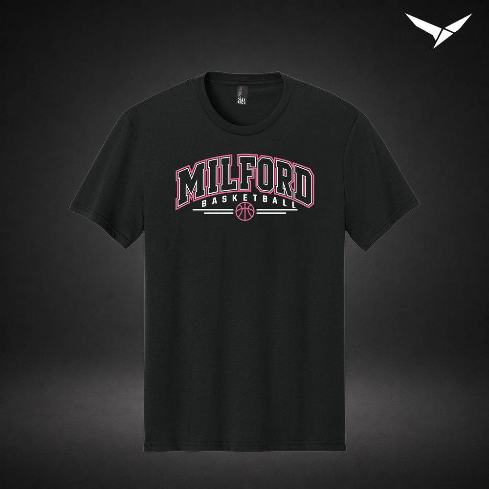 Her Game tee — black — Front