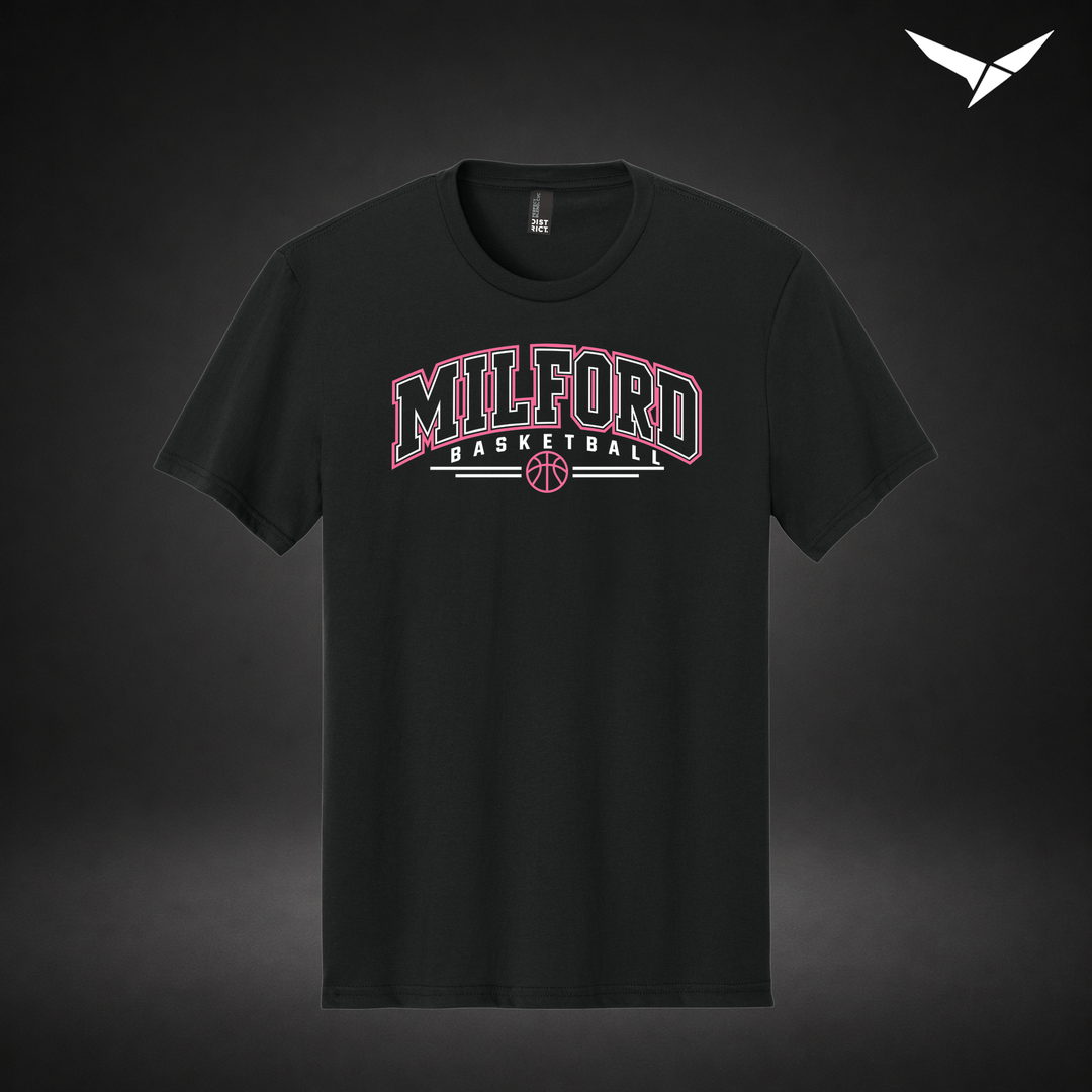 Her Game tee — black — Front