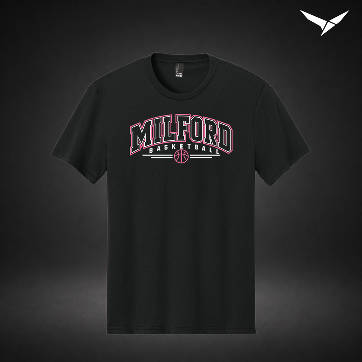 Her Game tee — black — Front