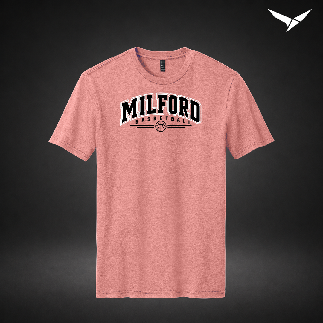 Her Game tee — blush frost — Front