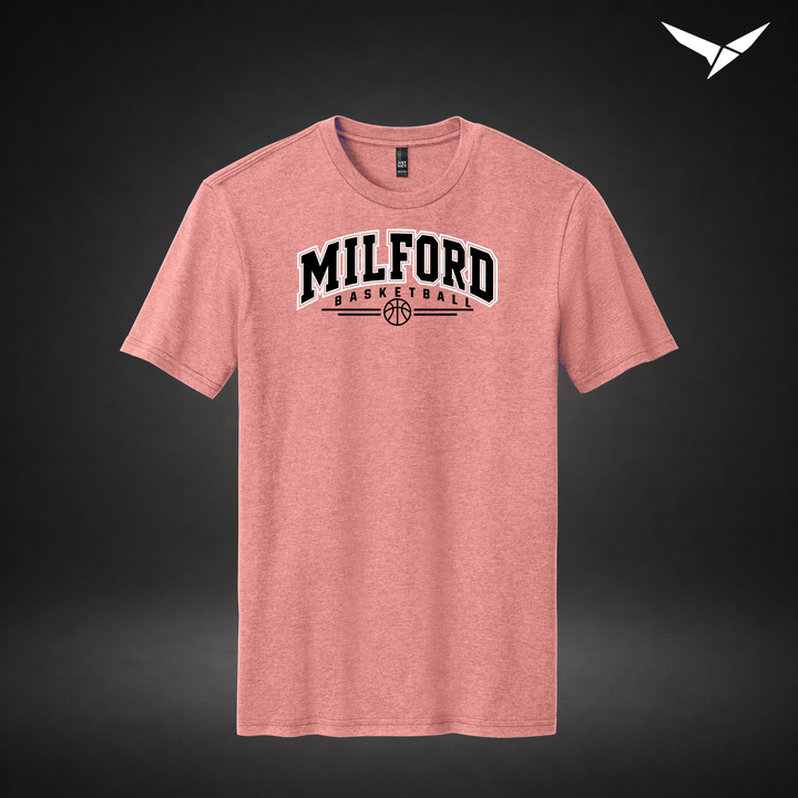 Her Game tee — blush frost — Front
