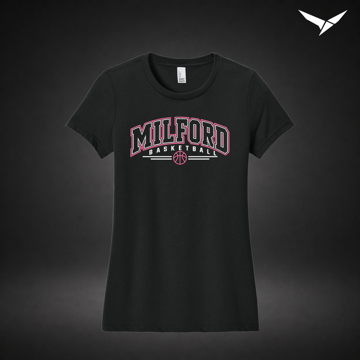 Her Game womens-tee — black — Front