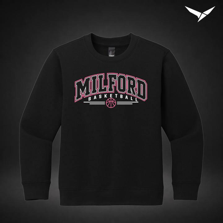 Her Game youth-crewneck — black — Front