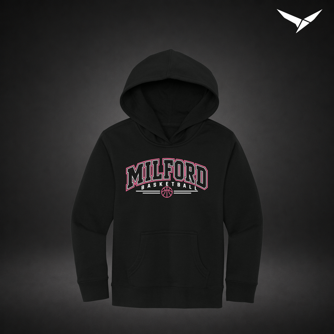 Her Game youth-hoodie — black — Front