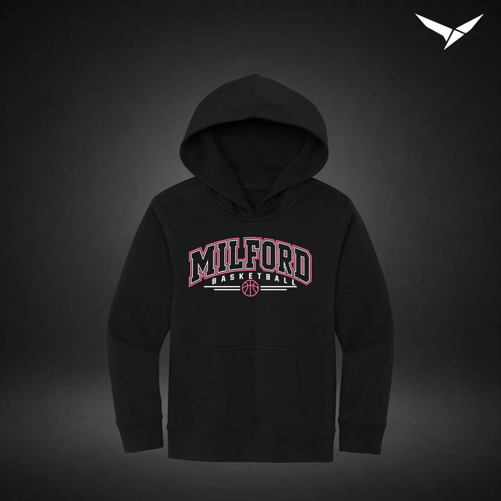 Her Game youth-hoodie — black — Front