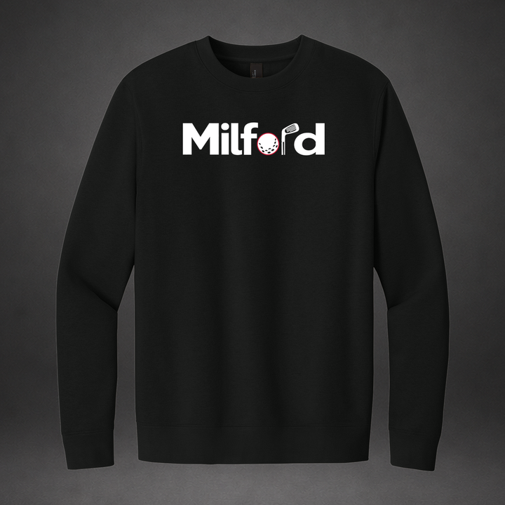 Links crewneck — black