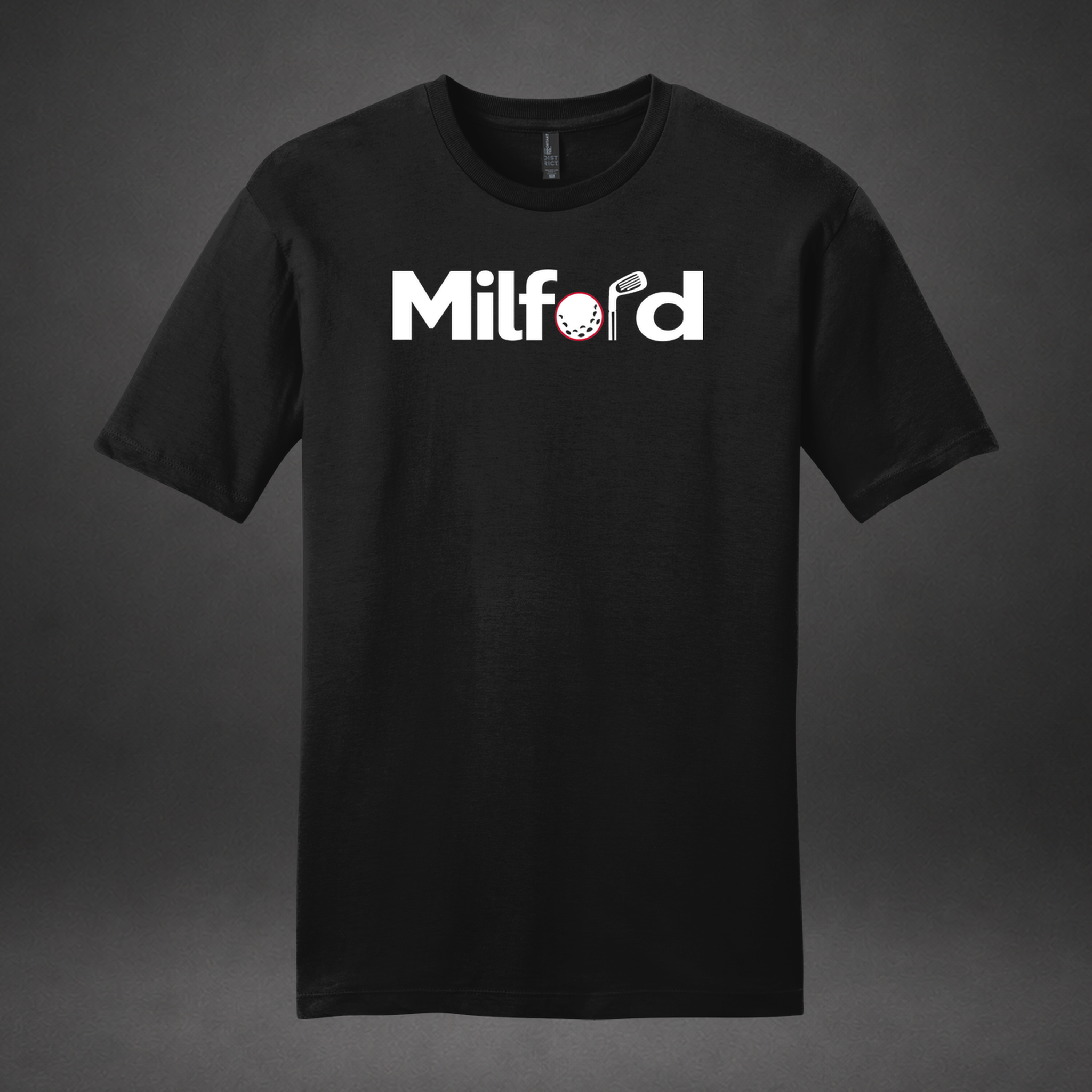 Links tee — black