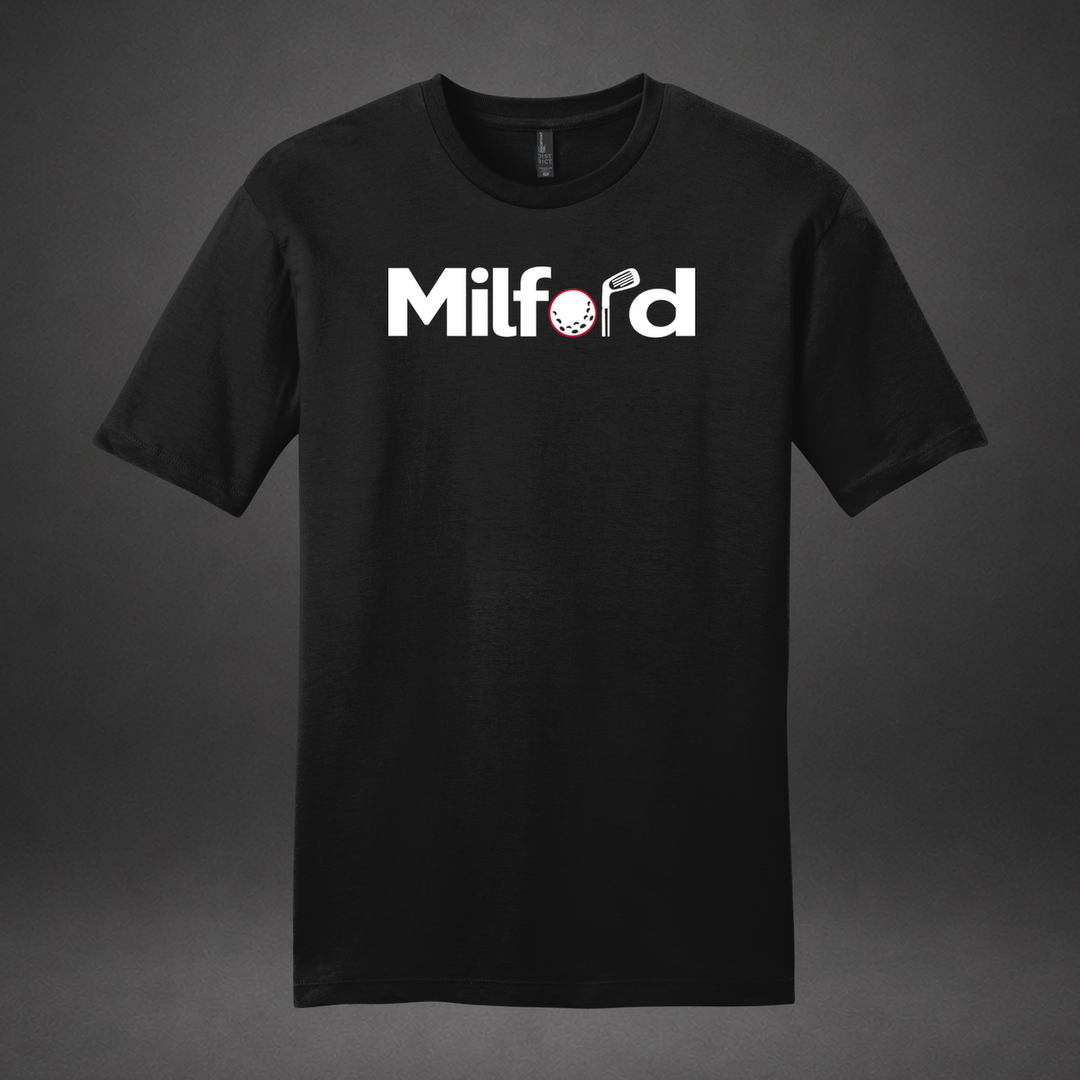 Links tee — black