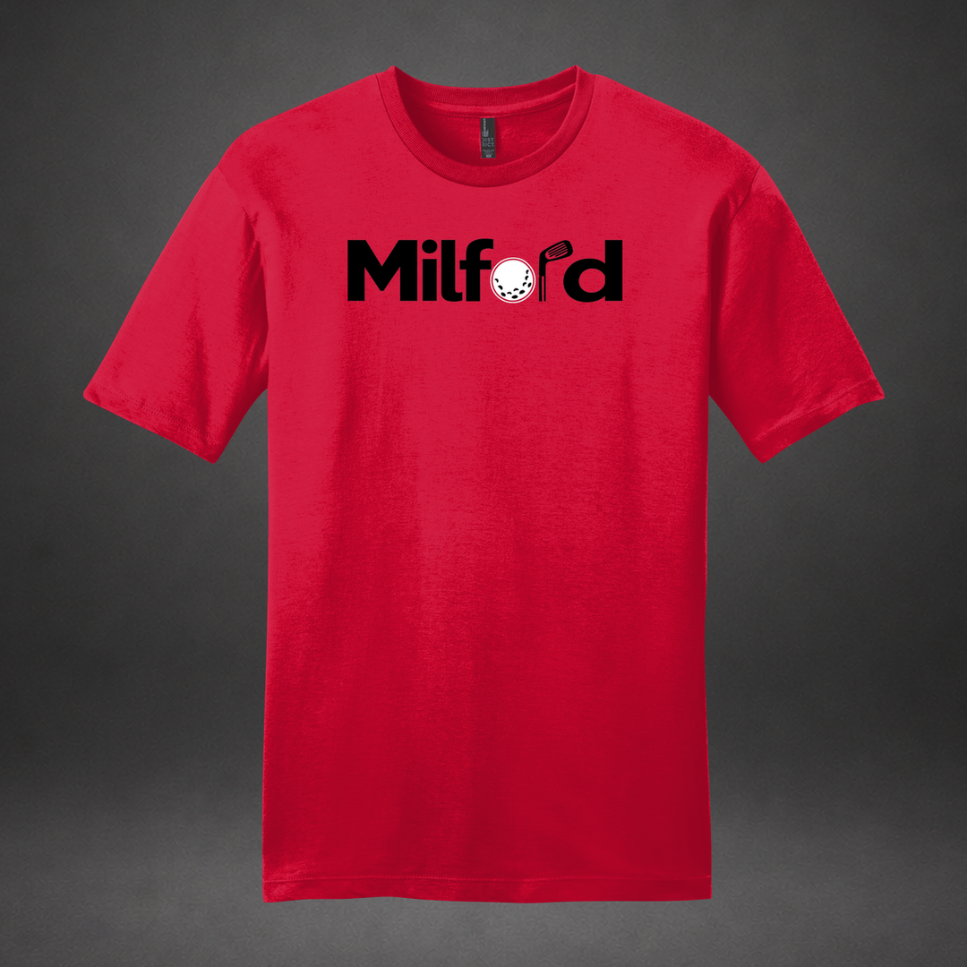 Links tee — red