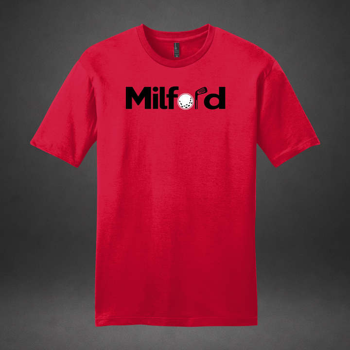 Links tee — red