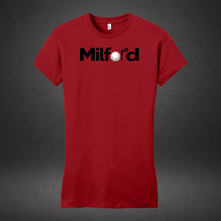 Links womens-tee — red