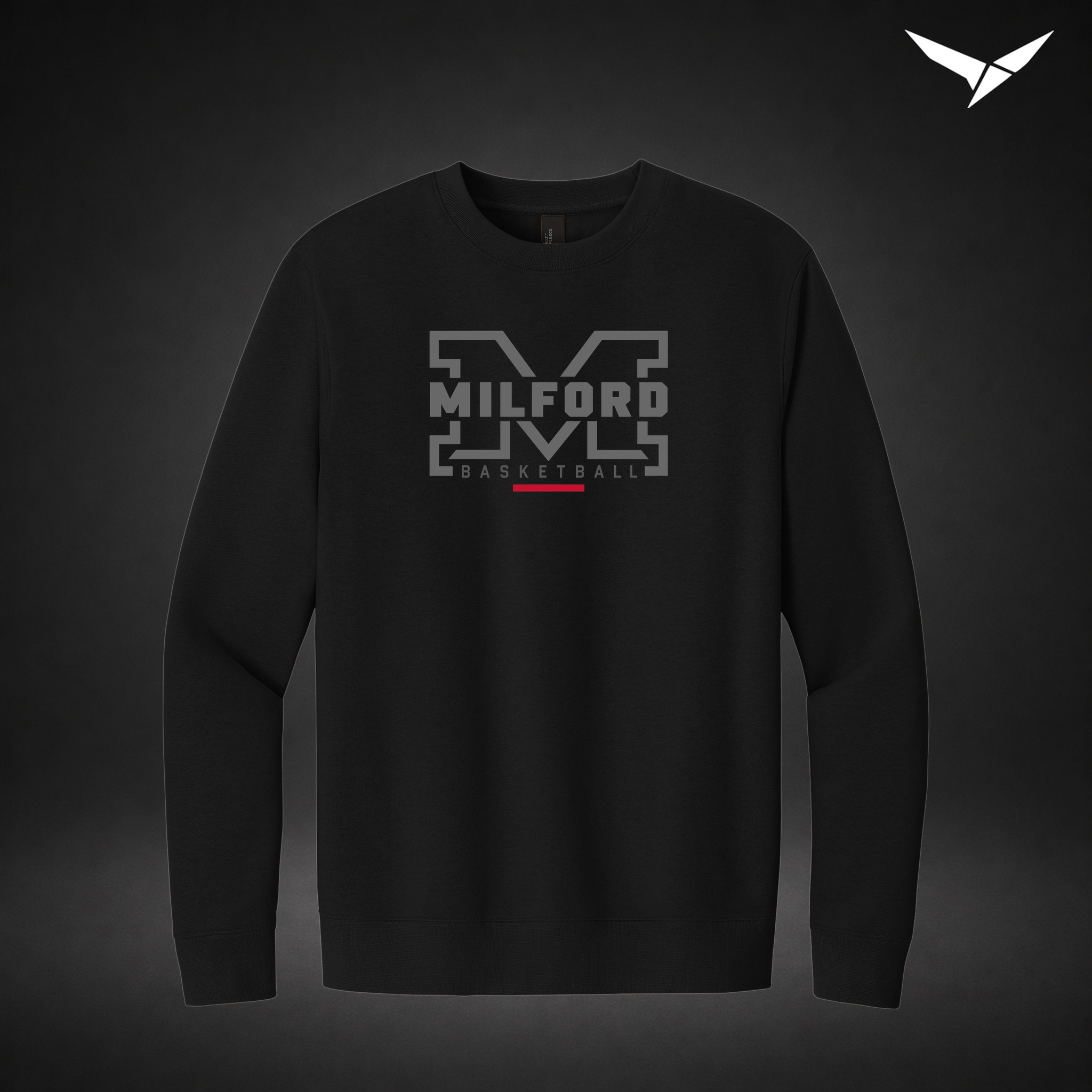 Lockdown crewneck — black — Front