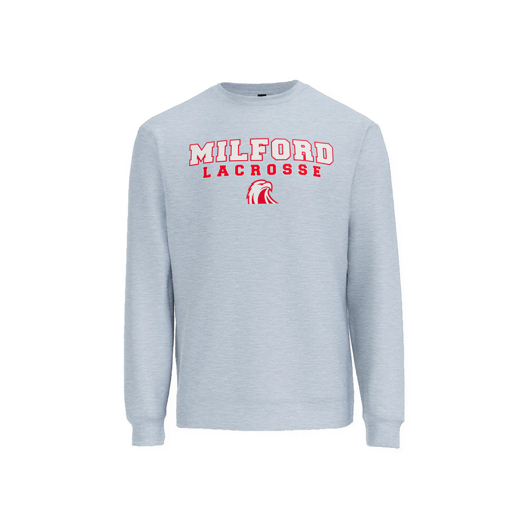 Milford Lacrosse Block Crewneck