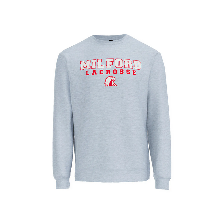 Milford Lacrosse Block Crewneck