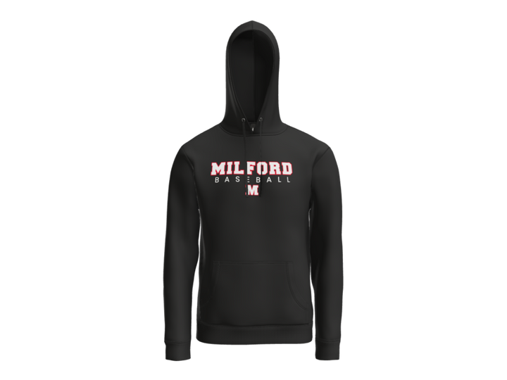 Milford Baseball Block Hoodie