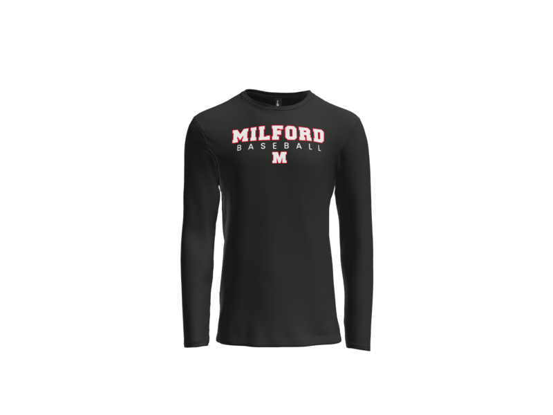 Milford Baseball Block Long Sleeve