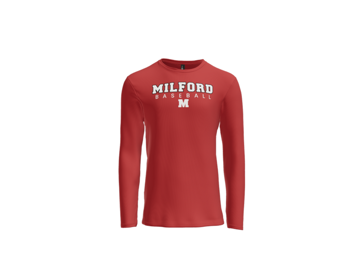 Milford Baseball Block Long Sleeve