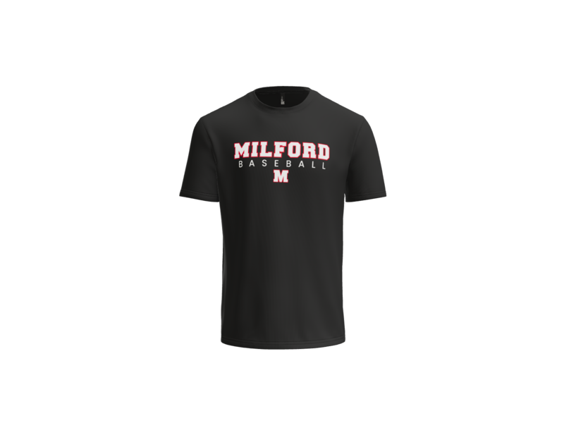 Milford Baseball Block T-Shirt