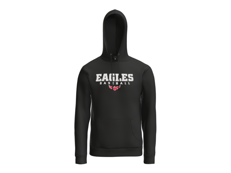 Milford Baseball Grunge Hoodie