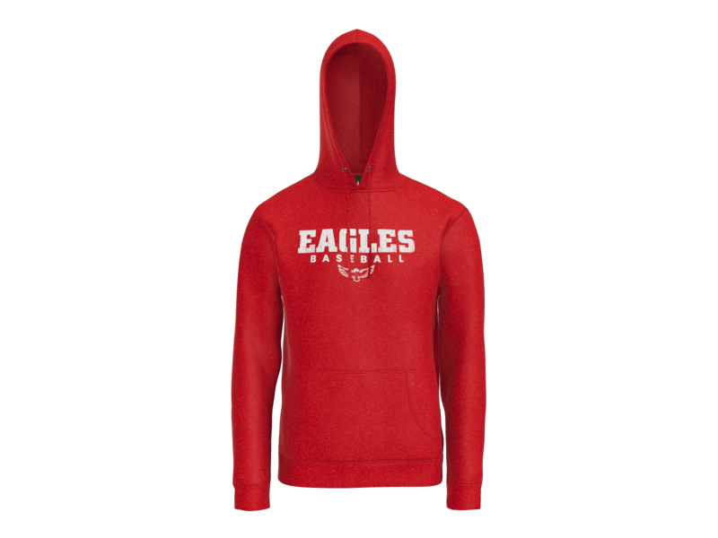 Milford Baseball Grunge Hoodie