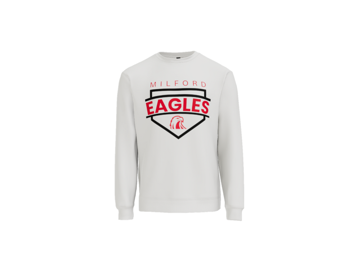Milford Baseball Plate Crewneck