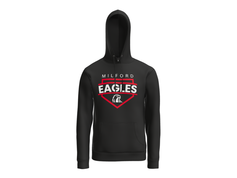 Milford Baseball Plate Hoodie
