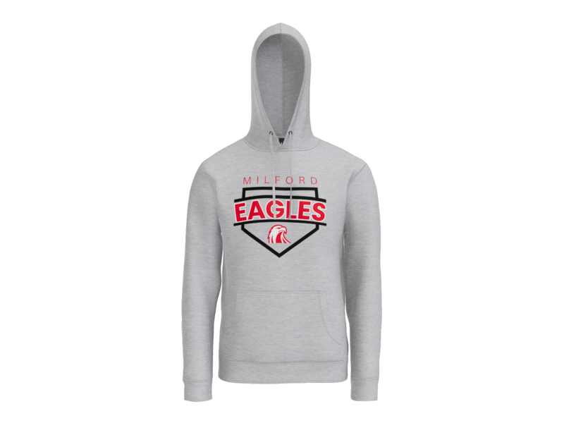 Milford Baseball Plate Hoodie